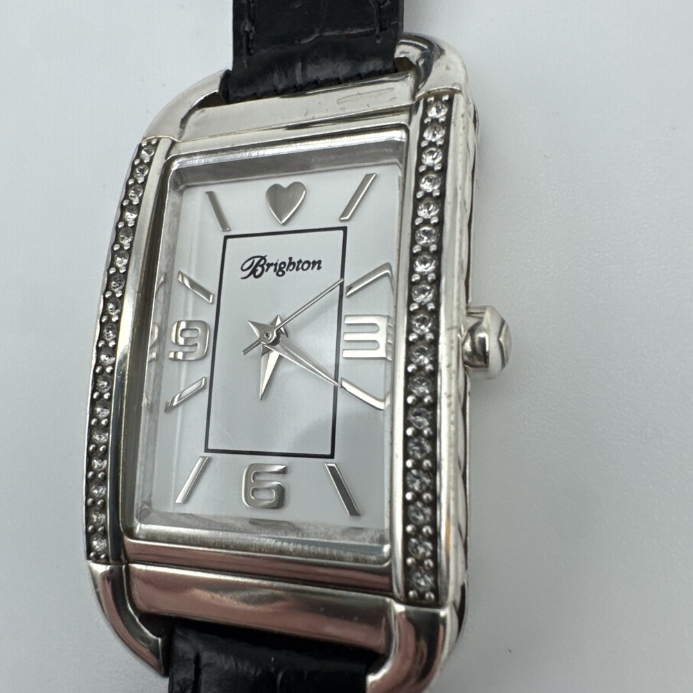 Brighton Monaco Watch Reversible Band Brown & Black Band Working - Picture 7 of 16